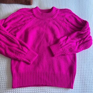 Who What Wear Pink sweater Size M